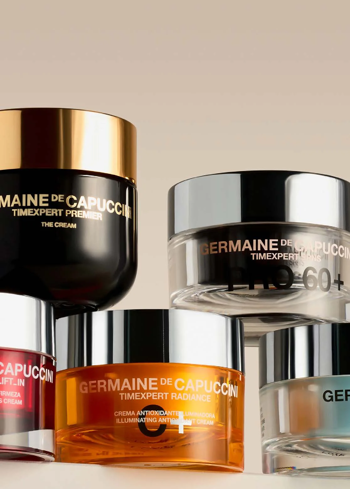 Creme viso Germaine de Capuccini della linea Timexpert